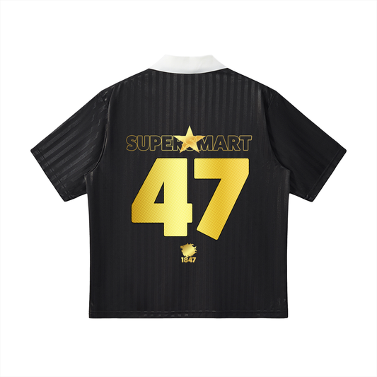 SuperSmartLIB Black & Gold Motherland Jersey — Flag Day Edition