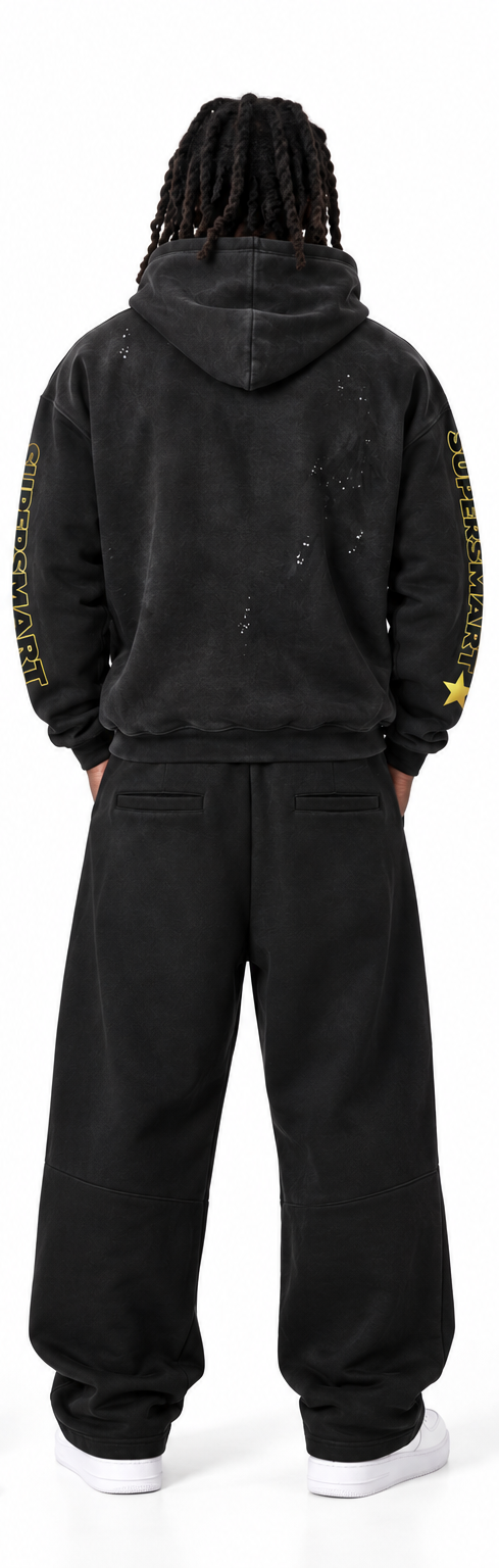 Supersmart Unisex Barrel Leg Sweatpants