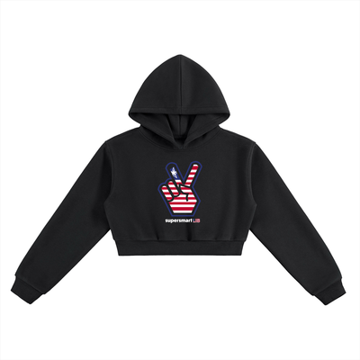SupersmartLIB Cropped Hoodie