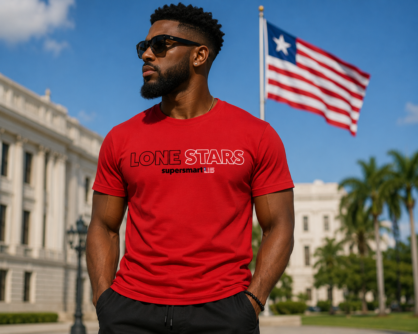Lone Stars SuperSmartLIB Tee