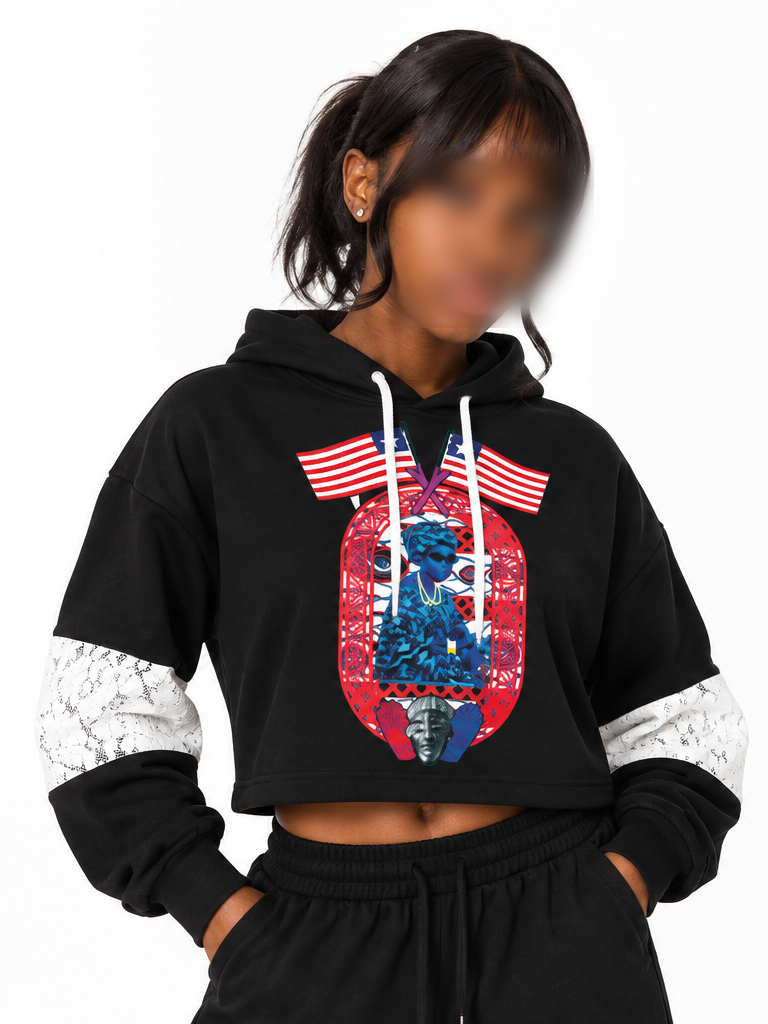 Women's Lace-Panel SupersmartLIB Hoodie