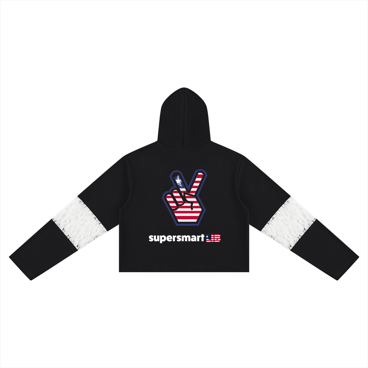 Women's Lace-Panel SupersmartLIB Hoodie