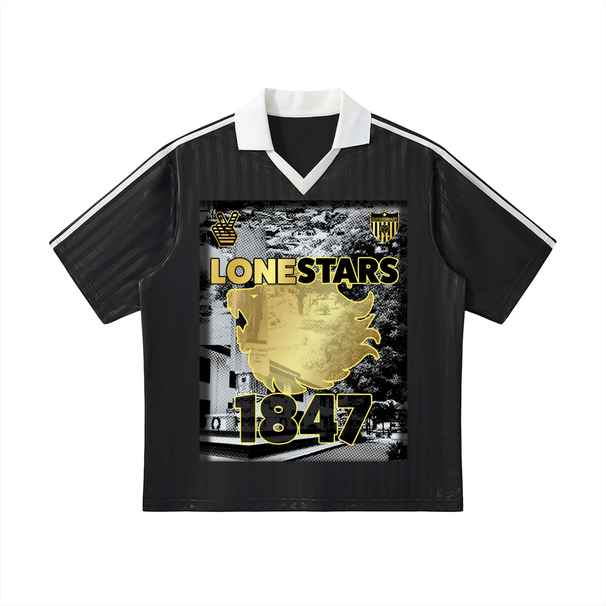 Lonestar Flag Day Striped Soccer Jersey