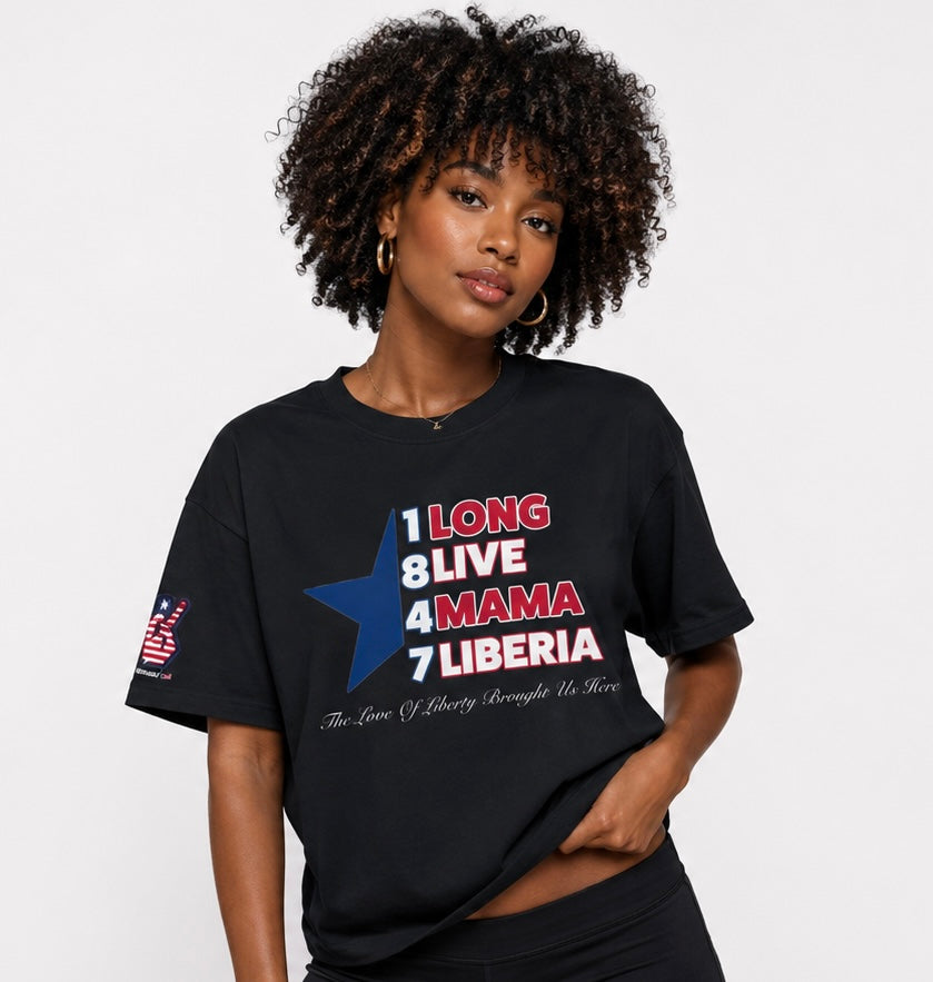 Long Live Mama Liberia Oversize Shirt