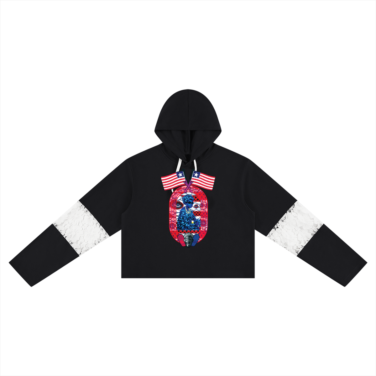 Women's Lace-Panel SupersmartLIB Hoodie